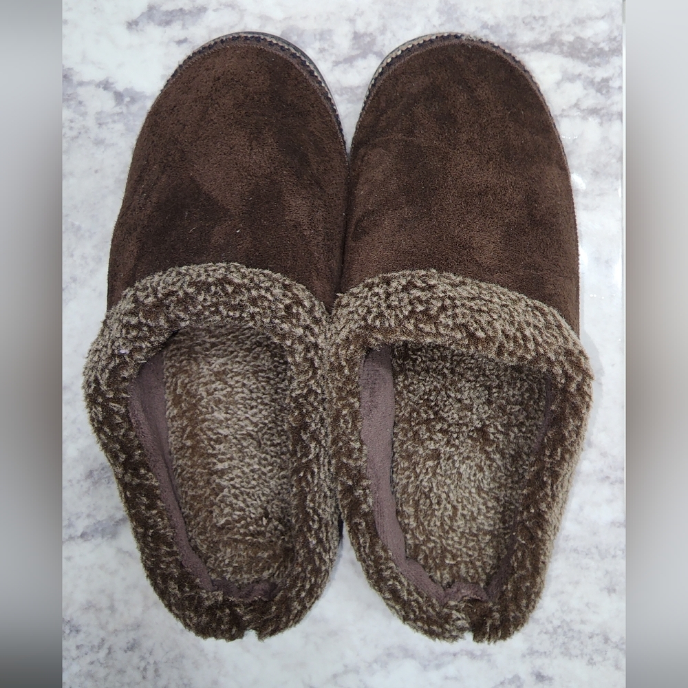 Men's Large Fuzzy Slippers